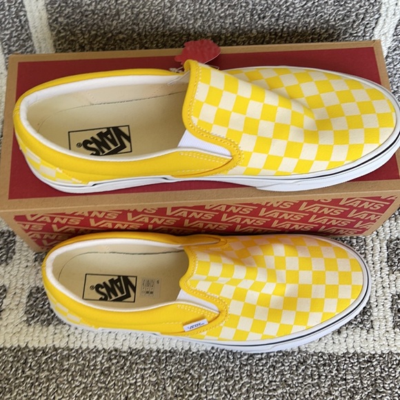 Vans Classic Slip-On Checkerboard Cybrylwtrwt MENS - Picture 3 of 16
